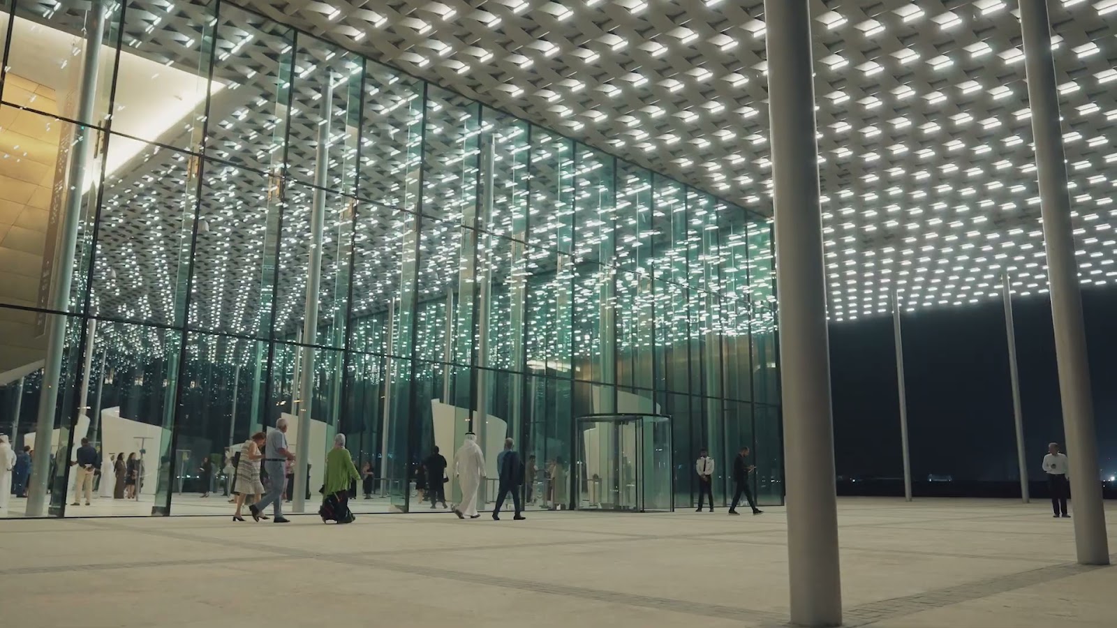 Fatma Said concert venue at night